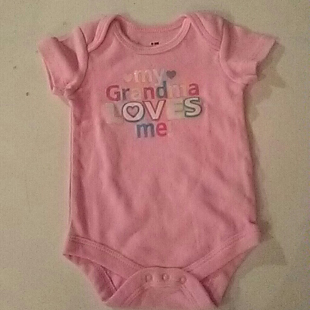 New baby girl onsie